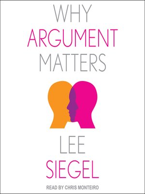 cover image of Why Argument Matters